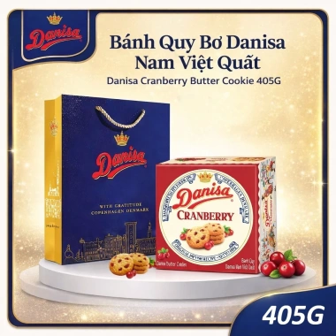 Bánh Quy Bơ Danisa Nam Việt Quất Cranberry 405g - Hương vị tuyệt hảo, giá chỉ 179k
