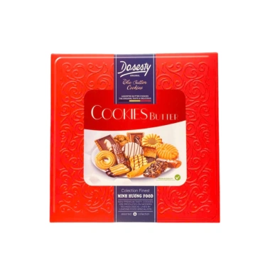 Bánh quy bơ DOSETY giòn thơm béo sữa 500g hộp giấy Minh Hương - Biếu Đỏ lễ Tết giá 59.000 VND