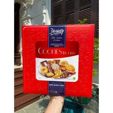 Bánh quy bơ DOSETY giòn thơm béo sữa 500g hộp giấy Minh Hương - Biếu Đỏ lễ Tết giá 59.000 VND