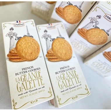 Bánh Quy Bơ Pháp La Grande Galette 600g - Bơ thơm, giòn tan, giảm giá 289k