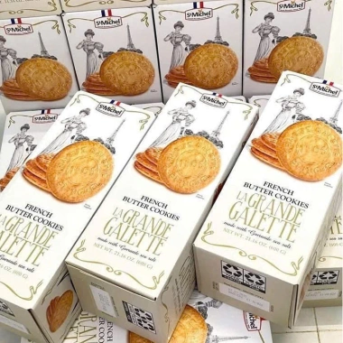 Bánh Quy Bơ Pháp La Grande Galette 600g - Bơ thơm, giòn tan, giảm giá 289k