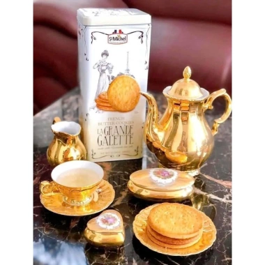 Bánh Quy Bơ Pháp La Grande Galette 600g - Bơ thơm, giòn tan, giảm giá 289k