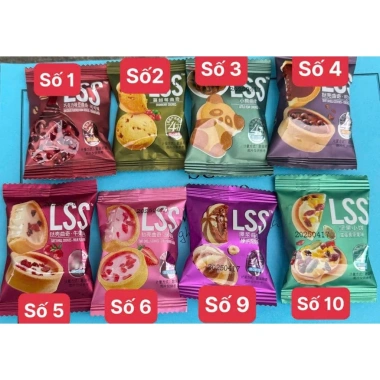 Bánh Quy Bơ Socola LSS Mix 8 Vị 1kg - Giảm 19% chỉ 153.120₫, đa hương vị thơm ngon