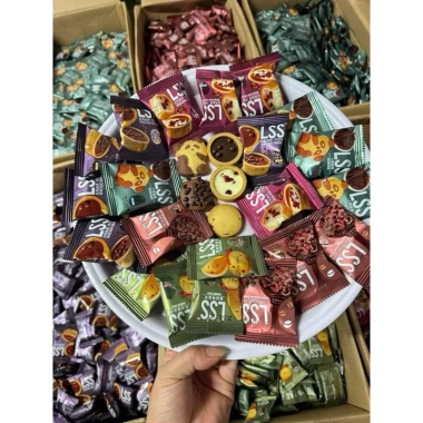 Bánh Quy Bơ Sữa Socola LSS Mix 1kg - Vị Socola Chip, Nhiều Hình, Giá Ưu Đãi 90.000₫ 8