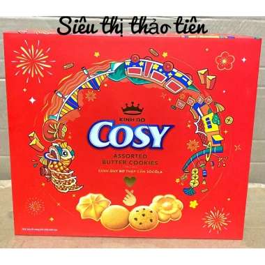 Bánh Quy Bơ Thập Cẩm Cosy Hộp Tết 315g - Kèm Túi Xách, Giá Ưu Đãi 99.000 VND