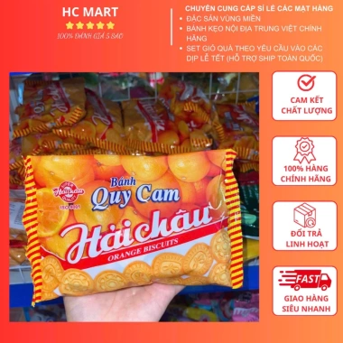 Bánh Quy Cam Hải Châu 130g - Vị Cam Ngon, Giá Chỉ 20.000đ, Giảm Sốc