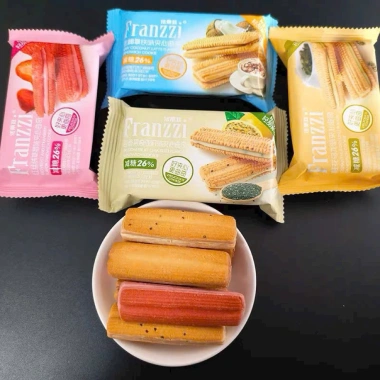 Bánh quy cao cấp Franzzi 1kg kẹp kem đa màu - Ăn vặt ngon, giảm giá 52.000₫ 5
