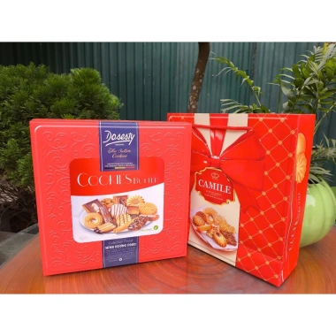Bánh quy Cookies Butter Dosesty 3 màu đỏ xanh vàng 500g - Giá ưu đãi 57.000đ, Nhà Minh Hương Food 10