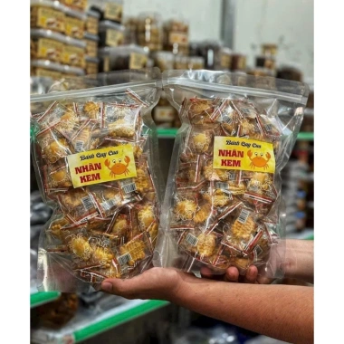 Bánh Quy Cua 500G Nhân Kem Mặn Siêu Ngon - Giá 74.000 VND, giá gốc 89.540 VND 3