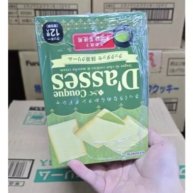 Bánh quy D'asses nhân socola trà xanh - Hộp 12, giảm giá 47k, vị thơm ngon