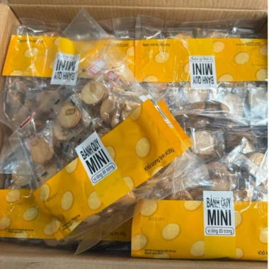 Bánh Quy Đồng Tiền Mini 408g Vị Lòng Đỏ Trứng Gà - Giòn Rụm, Thơm Ngon, Giá 55.000đ - Ăn Vặt Tuổi Thơ 2