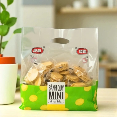 Bánh Quy Đồng Tiền Mini 408g Vị Lòng Đỏ Trứng Gà - Giòn Rụm, Thơm Ngon, Giá 55.000đ - Ăn Vặt Tuổi Thơ 4