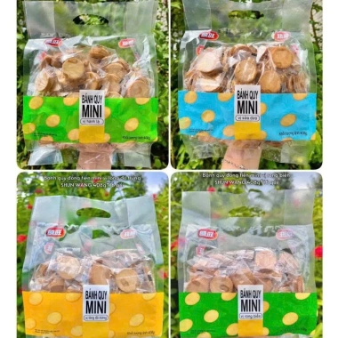 Bánh Quy Đồng Tiền Mini 408g Vị Lòng Đỏ Trứng Gà - Giòn Rụm, Thơm Ngon, Giá 55.000đ - Ăn Vặt Tuổi Thơ 8