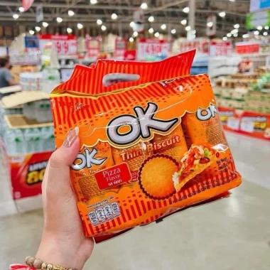 Bánh Quy Đồng Xu Ok Thái 12 Gói - Giòn Tan, Hương Thái Đậm, Giá Ưu Đãi 78.500₫ 5