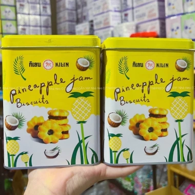 Bánh quy Dừa nhân mứt dứa KILIN Thái 400g - Ngon giòn, thơm dừa, giảm giá 90k 3