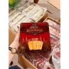 Bánh quy dừa nướng Mushroom hộp thiếc cao cấp 170g 3 màu xanh đỏ vàng - Quà Tết sang trọng, giảm giá 146k 2