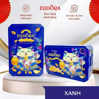 Bánh Quy Eudora Mèo Thần Tài 110g Hộp Giấy Nhập Khẩu Indonesia Giá 31.000đ