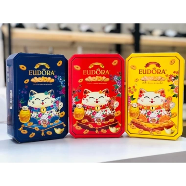 Bánh quy Eudora Mèo Thần Tài 110g - Ngon giòn, sẵn ngày mới, giảm còn 34.499đ 2