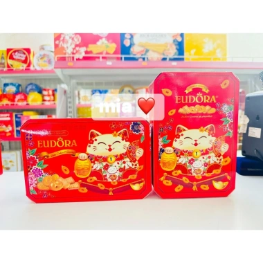 Bánh quy Eudora Mèo Thần Tài 110g - Ngon giòn, sẵn ngày mới, giảm còn 34.499đ 3
