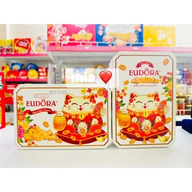 Bánh quy Eudora Mèo Thần Tài 110g - Ngon giòn, sẵn ngày mới, giảm còn 34.499đ 5