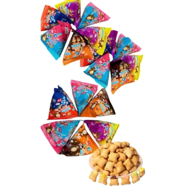 Bánh Quy Gấu 500g Nhân Socola Tam Giác Thơm Ngon: Giá Ưu Đãi 81,300₫ 4