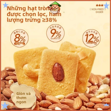 Bánh quy giòn mix hạt Nagano Nutcake chính hãng giảm tới 90k (Giá gốc 114.300đ) 8