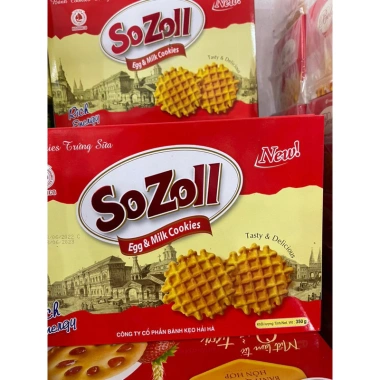Bánh Quy Giòn Trứng Sữa Sozoll Hải Hà 350g - Giảm giá, chất lượng cao, giá 75.000 VND