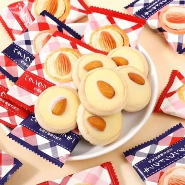 Bánh Quy Hạnh Nhân Kem Sữa Nhật Bản - Giảm 18% chỉ 74.000đ | Ăn Vặt Nhà Nhi