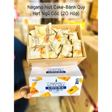Bánh quy hạt dinh dưỡng Nagano Nut Cake 45 gói - Siêu ngon, giảm giá, chỉ 95.000đ 10 Bánh quy hạt dinh dưỡng Nagano Nut Cake 45 gói - Siêu ngon, giảm giá, chỉ 95.000đ 10