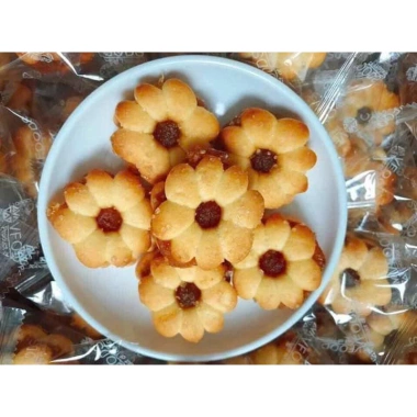 Bánh Quy Hoa Mai 250g Nhân Mứt Khóm Thái Lan Vfoods - Kem Ngon, Ăn Vặt Siêu Thơm, Giá Giảm 49.000₫ 6