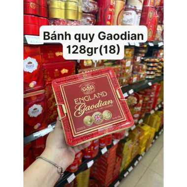 Bánh quy hộp thiếc Chử nhật dài King Piere 230g - Giá ưu đãi 95.000 VND, Hàng Tết 2.026 8