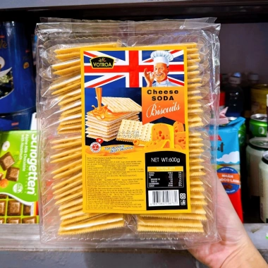 Bánh Quy Kẹp Kem Phô Mai Soda 600g - Vị Ngọt Mềm, Giá Ưu Đãi 68.000 VND