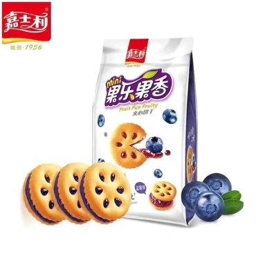 Bánh quy kẹp mứt dẻo trái cây Jinguanli – Ngon giòn, chỉ 24.900₫, ưu đãi