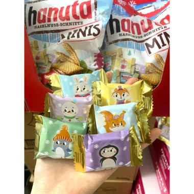 Bánh quy kẹp socola hạt dẻ Hanuta Minis 200g - Hàng Đức, giảm giá 20% chỉ 179.000 VND 5