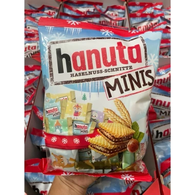 Bánh quy kẹp socola hạt dẻ Hanuta Minis 200g - Hàng Đức, giảm giá 20% chỉ 179.000 VND 6