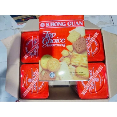Bánh Quy Khong Guan Top Choice 800g - Giòn, Thơm, Giá Gốc 226k, Giảm còn 174k 3 Bánh Quy Khong Guan Top Choice 800g - Giòn, Thơm, Giá Gốc 226k, Giảm còn 174k 3