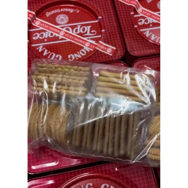 Bánh Quy Khong Guan Top Choice 800g - Giòn, Thơm, Giá Gốc 226k, Giảm còn 174k