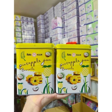 Bánh quy Kilin nhân mứt dứa dừa Thái Lan 400gr hộp thiếc - Giá chỉ 85.000 VND, giá gốc 105.400 9