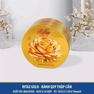 Bánh quy King Piere 105g T24Ht - HOA CÚC ĐỎ 2.026, giảm giá 13% chỉ 60.000₫