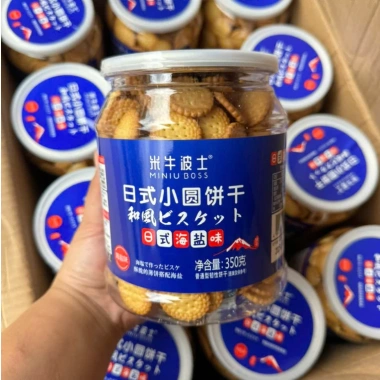 Bánh quy mặn Miniu Boss 350g - Giòn bơ sữa, muối biển, Trung, chỉ 60.000 VND 8