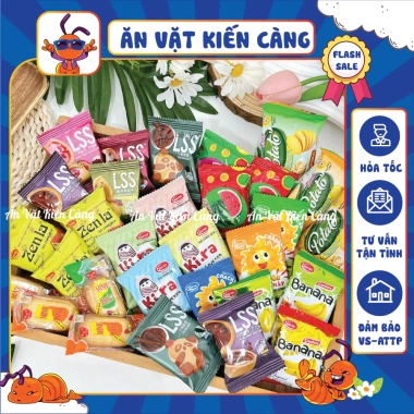 Bánh quy mix 500g - Đa dạng hương vị, thích hợp ngày Tết, đám cưới, giảm giá chỉ 38.500₫