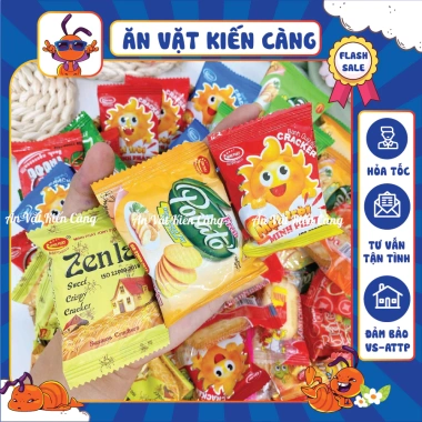 Bánh quy mix 500g - Đa dạng hương vị, thích hợp ngày Tết, đám cưới, giảm giá chỉ 38.500₫