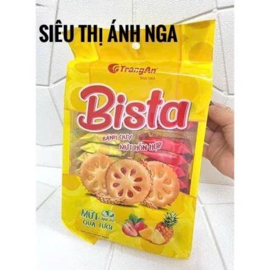 Bánh Quy Mứt Hỗn Hợp Bista Tràng An 192g - 22 gói, Giá chỉ 32.834 VND, Giảm 22% - Vị Ngon, Giòn Tan