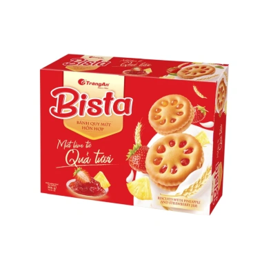 Bánh quy mứt hỗn hợp vị trái cây Bista Tràng An 366g - Giảm 23% chỉ 65.800₫