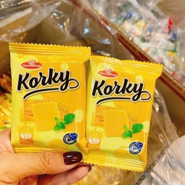 Bánh Quy Phủ Phô Mai Korky Siêu Ngon 500g-1kg 22.000đ - Giòn Tan, Vị Béo Ngậy 2