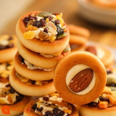 Bánh Quy Pizza Mix Hạt Dinh Dưỡng Đài Loan 500g (50 chiếc) Giá Ưu Đãi 95.000₫ 3