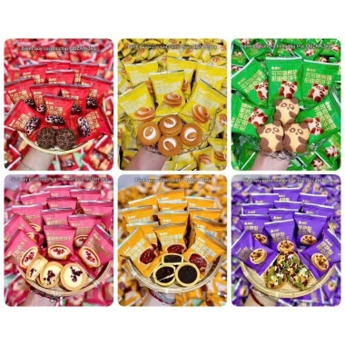 Bánh Quy Quzan LSS 1kg Mix Vị - Phiên Bản Mới Giảm Giá Đến 20% Ăn Vặt BINGO