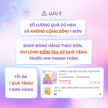 Bánh quy rau củ chà bông Tipo 132g Hữu Nghị - Dinh dưỡng, giòn ngon, ăn vặt tiện lợi, giảm giá 24.500₫ 2