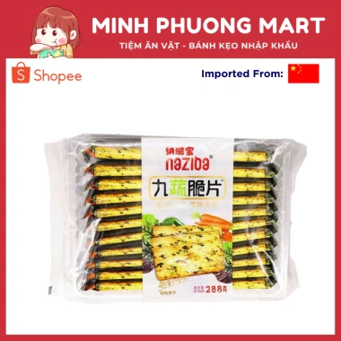 Bánh Quy Rau Củ Naziba Đài Loan 288gr - Giảm Giá 72.600 VND, Dinh Dưỡng, Giá Gốc 87.120