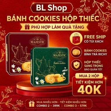 Bánh Quy Richy Bình Trà HT - Bánh Kẹo Richy Chính Hãng, Giá 190.588 VND Giảm 19%